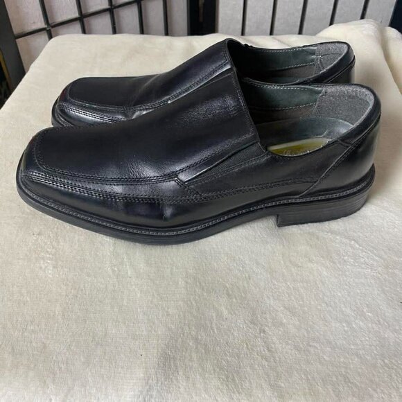 NWOB Dockers ProStyle Men\'s Black Leather Slip on Oxford size 11 main image 5
